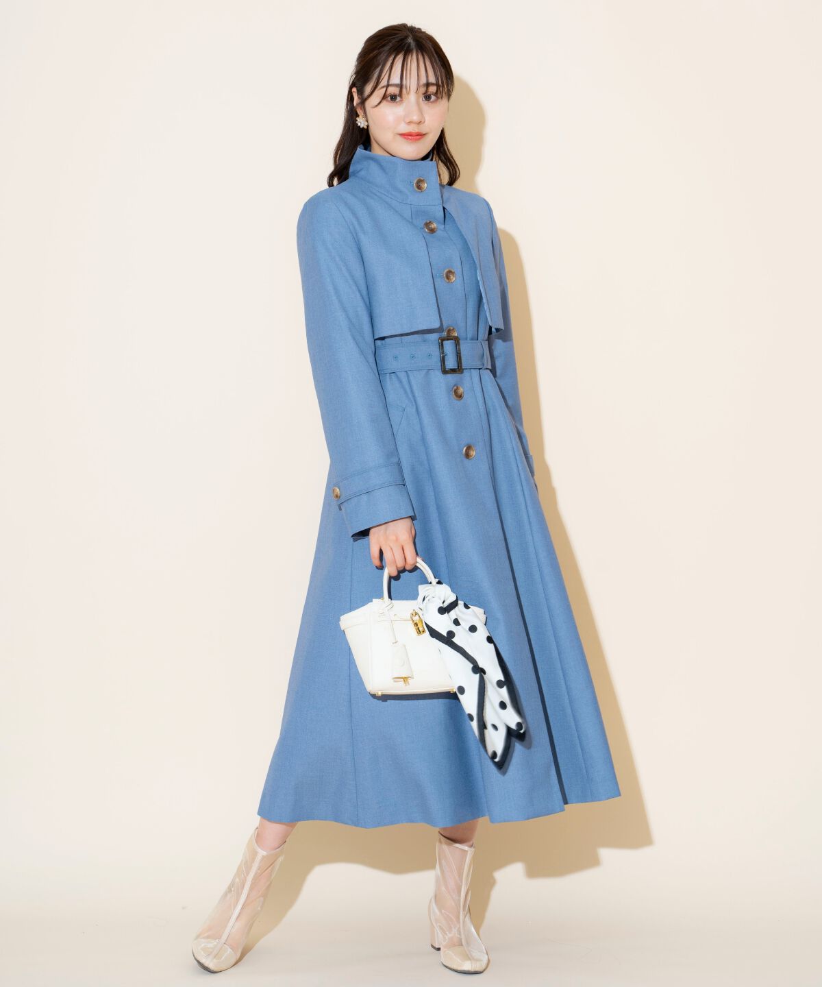 WILLSELECTION「スタンドカラーシングルトレンチコート」|トレンチコート|