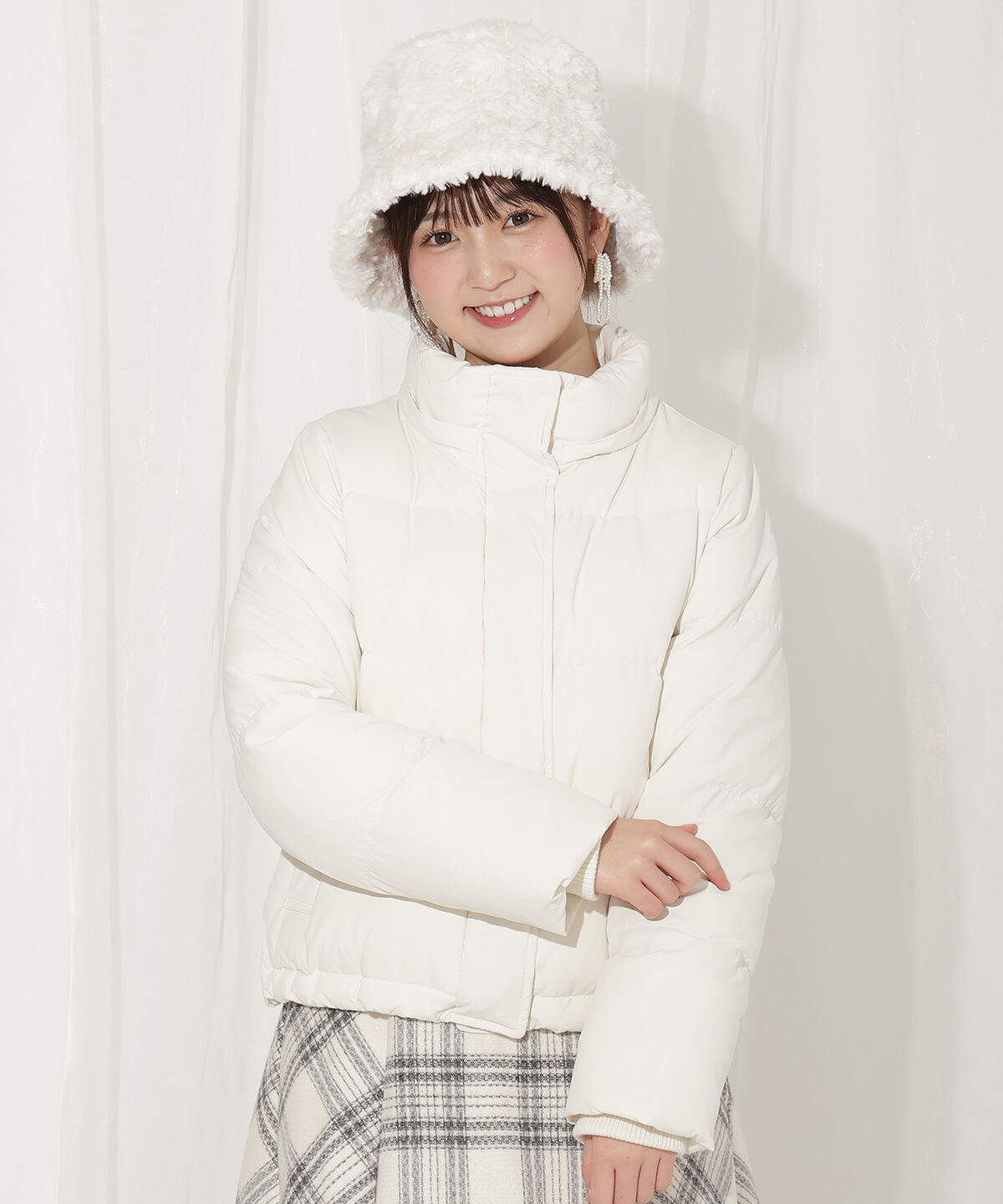 WILLSELECTION「FOXファー付きショートダウン」|ダウン|