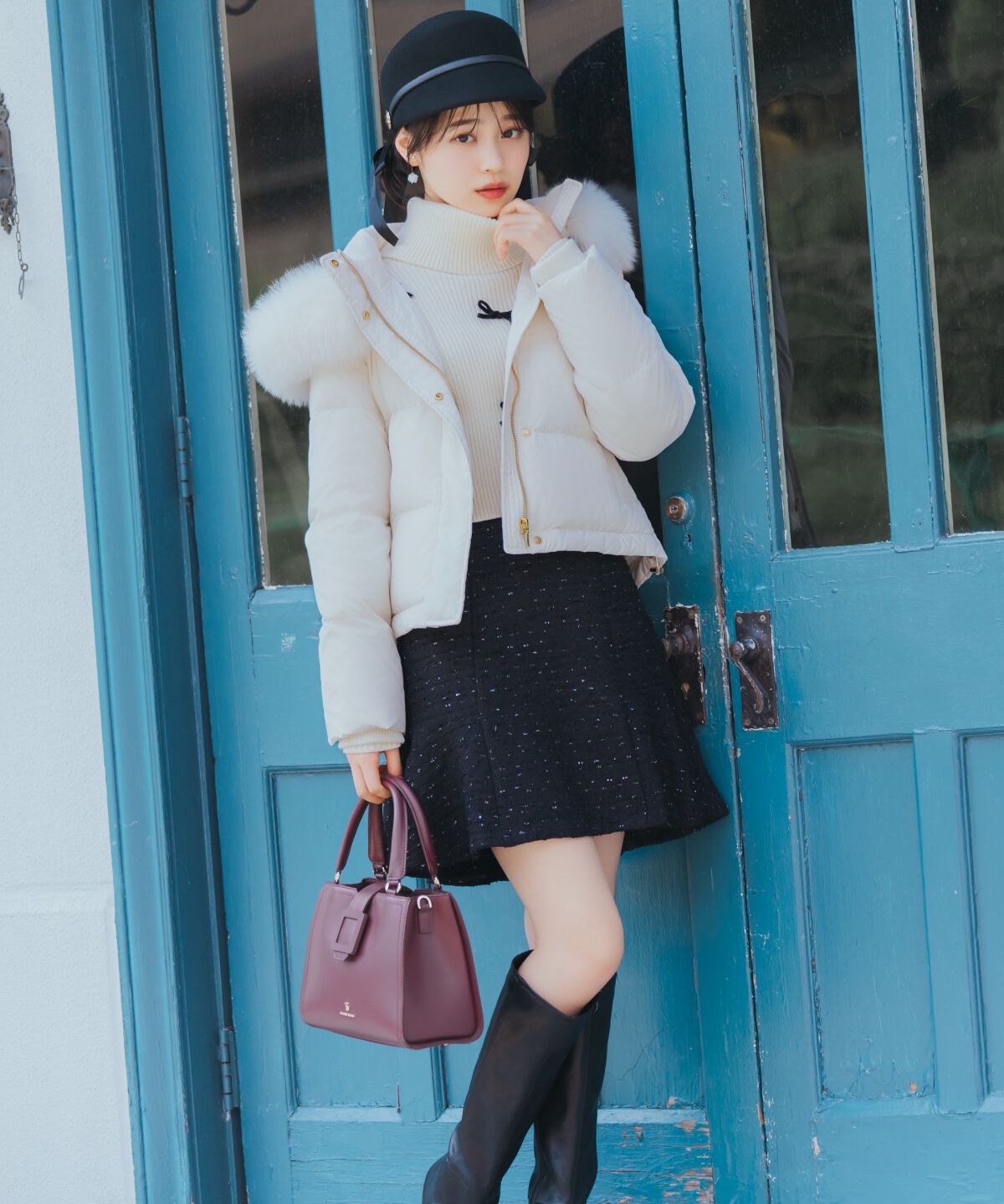 WILLSELECTION「FOXファー付きショートダウン」|ダウン|