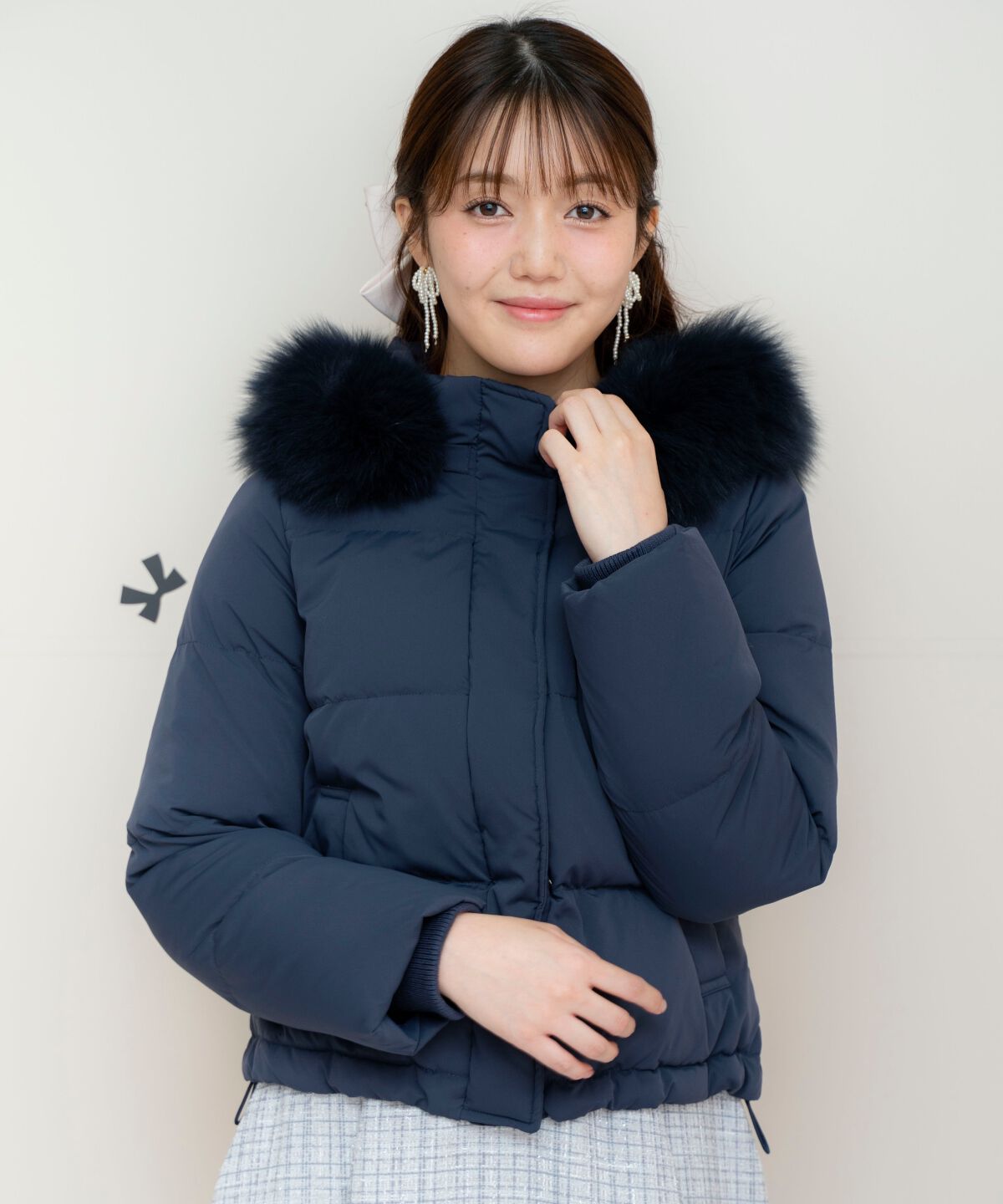 WILLSELECTION「FOXファー付きショートダウン」|ダウン|