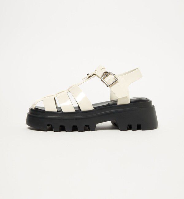 ODETTE E ODILE「＜SY＞ ボリュームソールグルカフラット60&uarr;」|サンダル|OFF WHITE