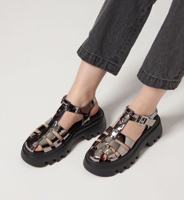 ODETTE E ODILE「＜SY＞ ボリュームソールグルカフラット60&uarr;」|サンダル|