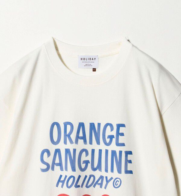 UNITED ARROWS「【別注】＜HOLIDAY BOILEAU＞ORANGE SANGUINE Tシャツ」|Tシャツ・カットソー|