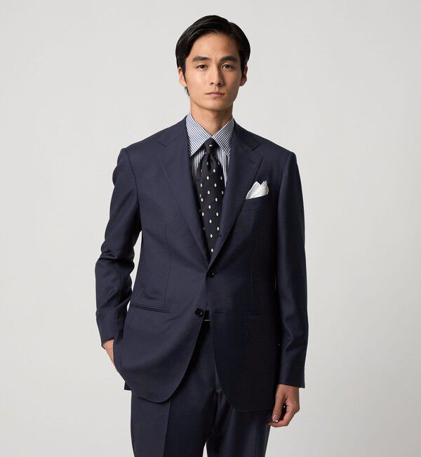 UNITED ARROWS「Vitale Barberis Canonico ツイル シングル３ボタン スーツ MC-MODEL ‐はっ水‐」|スーツ|