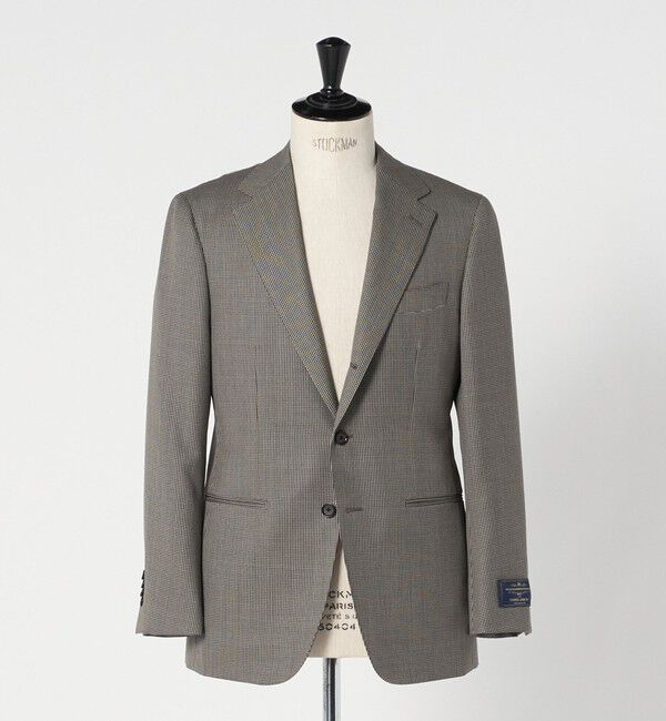 UNITED ARROWS「Vitale Barberis Canonico ハウンドトゥース シングル3ボタン スーツ MC‐MODEL はっ水」|スーツ|