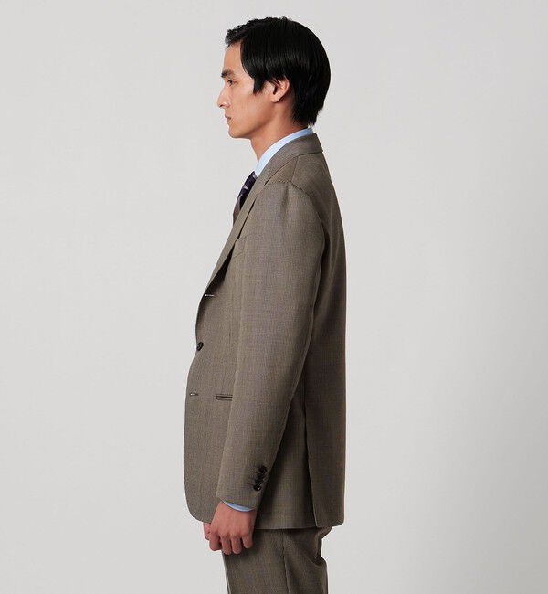 UNITED ARROWS「Vitale Barberis Canonico ハウンドトゥース シングル3ボタン スーツ MC‐MODEL はっ水」|スーツ|