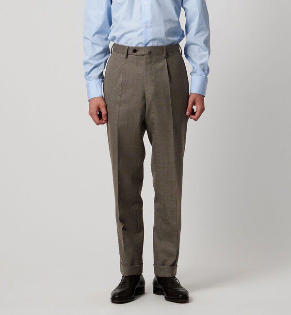 UNITED ARROWS「Vitale Barberis Canonico ハウンドトゥース シングル3ボタン スーツ MC‐MODEL はっ水」|スーツ|