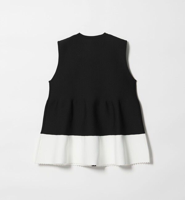 UNITED ARROWS「ペプラム ニットベスト」|ベスト・ジレ|