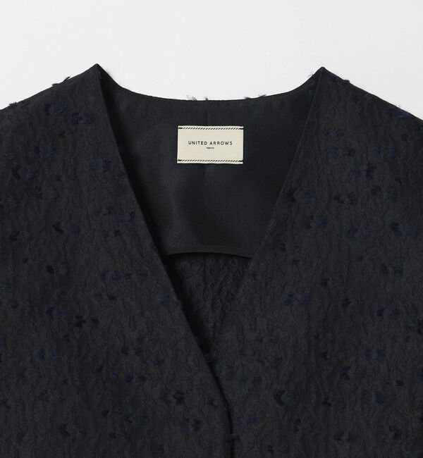 UNITED ARROWS「フラワー カットジャガード コンビ ベスト」|ベスト・ジレ|