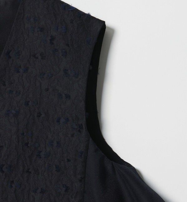 UNITED ARROWS「フラワー カットジャガード コンビ ベスト」|ベスト・ジレ|