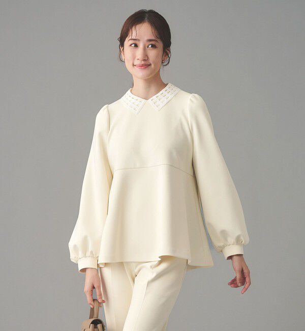 UNITED ARROWS「SPONGY ペプラム ブラウス」|シャツ・ブラウス|