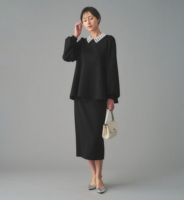 UNITED ARROWS「SPONGY ペプラム ブラウス」|シャツ・ブラウス|