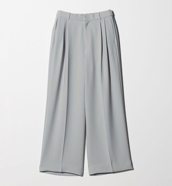 UNITED ARROWS「P 2タック ワイドパンツ ‐ウォッシャブル‐」|スラックス|