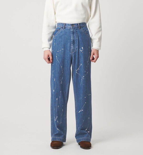 UNITED ARROWS「【別注】＜WESCOT＞スプラッシュ ペイント デニム ペインター パンツ」|チノ|