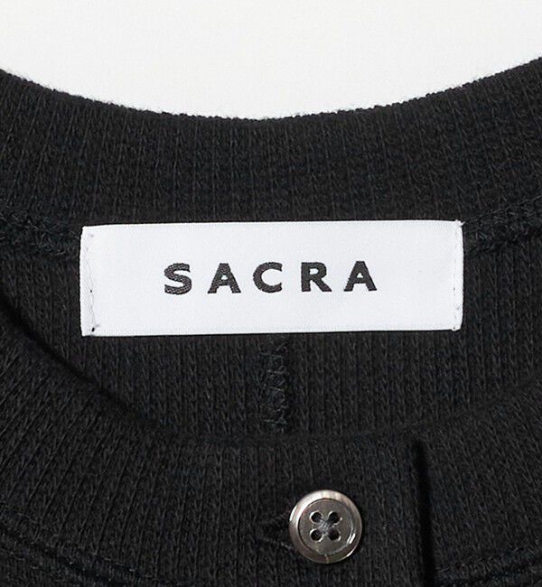 UNITED ARROWS「＜SACRA＞ヘンリーネック ノースリーブ ワンピース」|ワンピース|