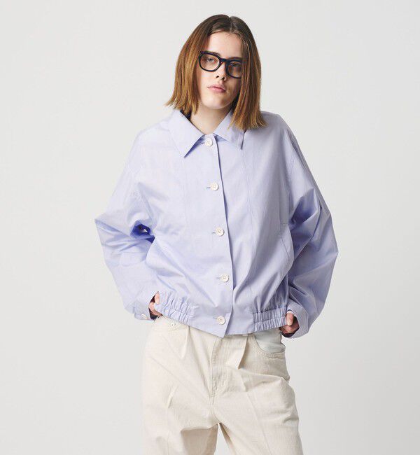 AEWEN MATOPH「＜AEWEN MATOPH＞ショートブルゾン ‐ ウォッシャブル ‐」|その他|LT.BLUE