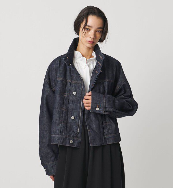 AEWEN MATOPH「＜AEWEN MATOPH＞スタンドカラーデニムブルゾン」|デニムジャケット|