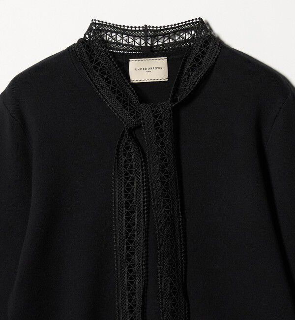UNITED ARROWS「4WAY ボウタイレース ニット」|ニット・セーター|