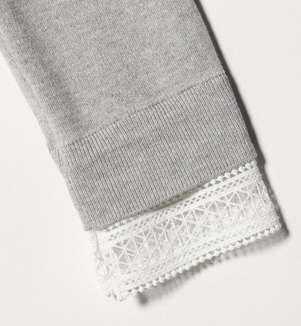 UNITED ARROWS「4WAY ボウタイレース ニット」|ニット・セーター|