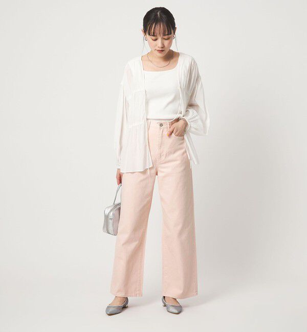 UNITED ARROWS green label relaxing「［size SHORT/TALLあり］ワイド デニム パンツ」|デニム|