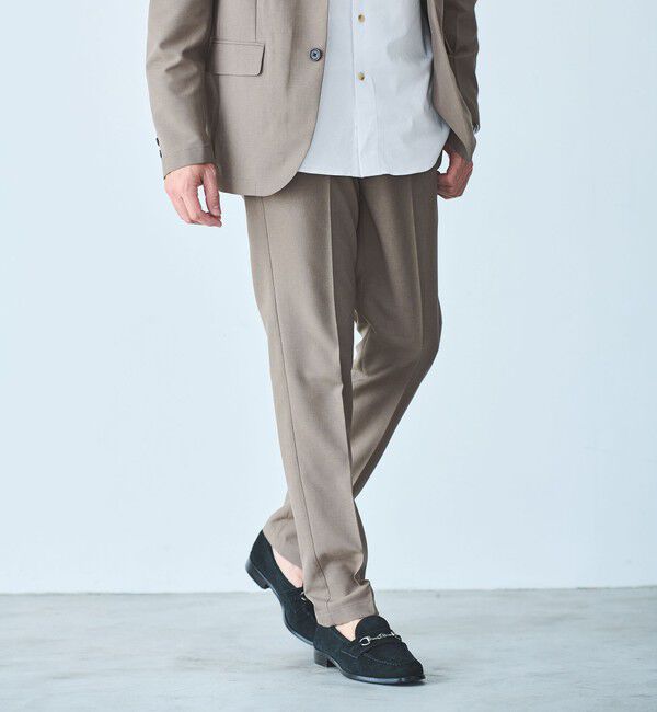 UNITED ARROWS green label relaxing「【WEB限定】JUST fit ドライPEスリムセットアップ ジャケット＆パンツ -吸水速乾・防シワ-」|テーラードジャケット|