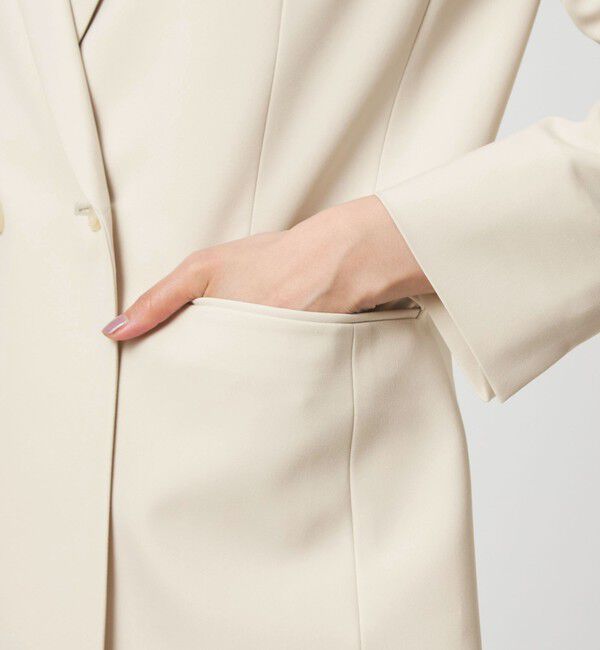 UNITED ARROWS green label relaxing「［size SHORTあり］パウドレ ダブル ジャケット ウォッシャブル ストレッチ」|テーラードジャケット|