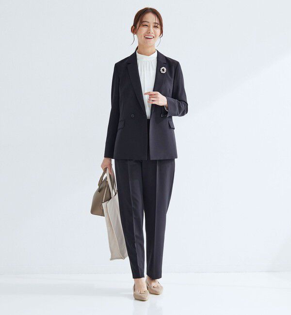 UNITED ARROWS green label relaxing「［size SHORTあり］パウドレ ダブル ジャケット ウォッシャブル ストレッチ」|テーラードジャケット|