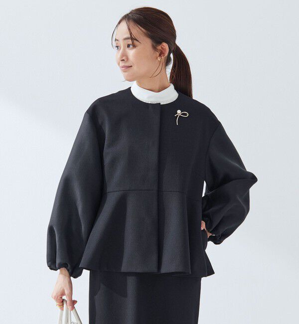 UNITED ARROWS green label relaxing「［size SHORTあり］fleurie(フルリー) フォルム ジャケット」|ノーカラージャケット|