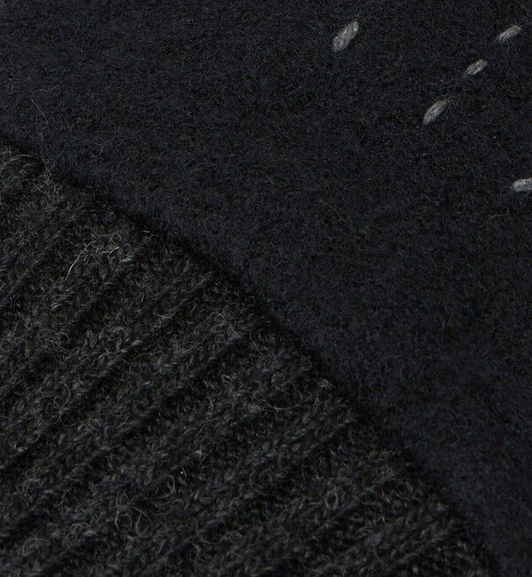 UNITED ARROWS green label relaxing「フランネル&times;ラムレザー グローブ -タッチパネル対応-」|手袋|