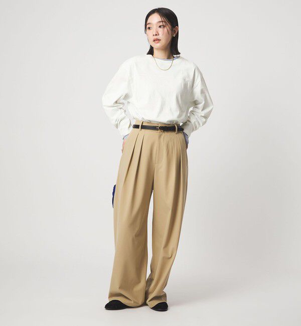 UNITED ARROWS green label relaxing「【WEB限定】＜at ease＞ナンバー プリント TEE」|Tシャツ・カットソー|