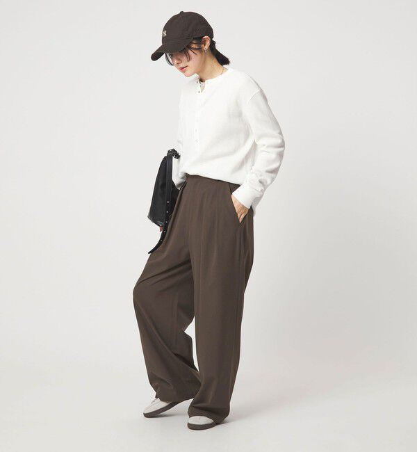 UNITED ARROWS green label relaxing「【WEB限定】＜at ease＞オルマイ スラックス ウォッシャブル ストレッチ UVカット」|スラックス|