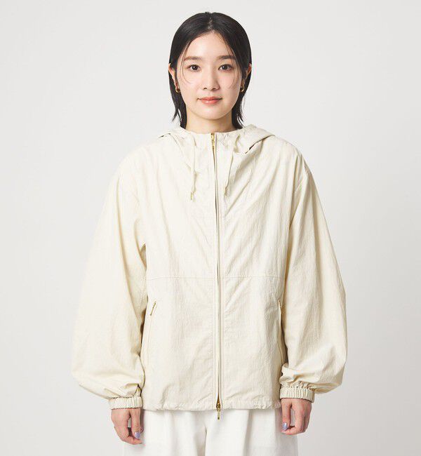 UNITED ARROWS green label relaxing「【WEB限定】＜at ease＞フード ブルゾン マシンウォッシャブル 撥水 UVカット」|ブルゾン・スタジャン|