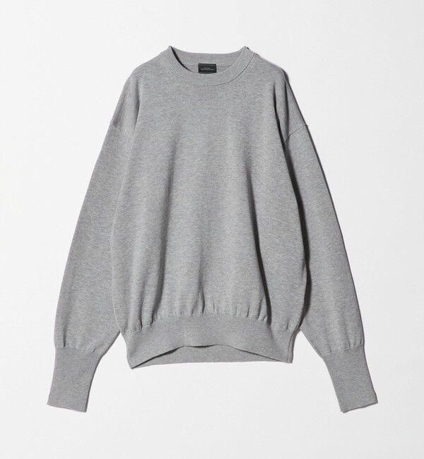 UNITED ARROWS green label relaxing「FINE BASIC アメリカンシーアイランドコットン クルーネック ニット」|ニット・セーター|