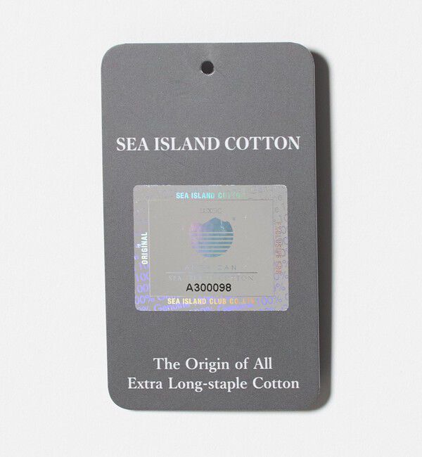 UNITED ARROWS green label relaxing「FINE BASIC アメリカンシーアイランドコットン クルーネック ニット」|ニット・セーター|