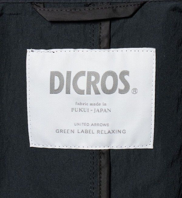 UNITED ARROWS green label relaxing「DICROS ショート モッズ ブルゾン -撥水-」|ブルゾン・スタジャン|