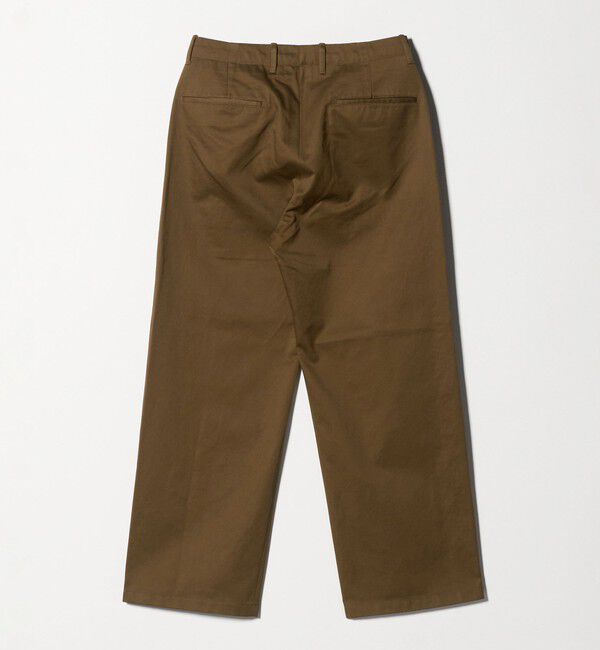UNITED ARROWS green label relaxing「ウエストポイント ウォッシュド ワイドパンツ」|チノ|