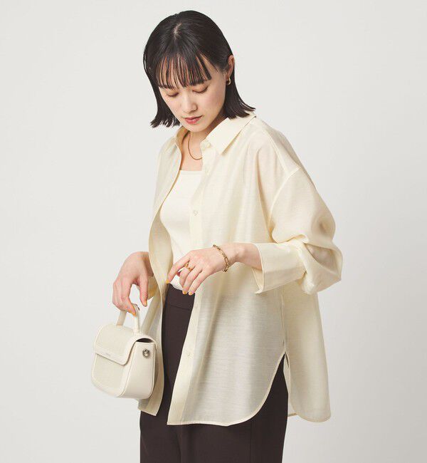 UNITED ARROWS green label relaxing「［size SHORTあり］ミルフィーユデイリーシャツ」|シャツ・ブラウス|