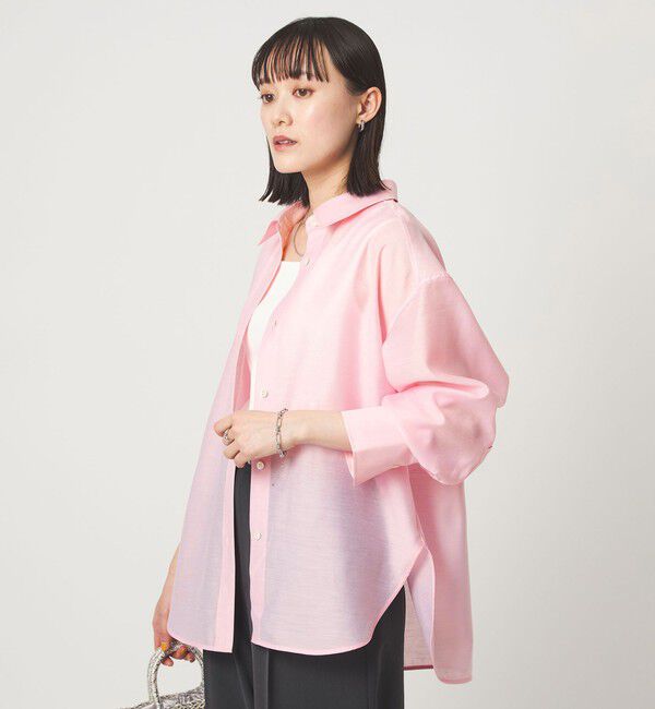 UNITED ARROWS green label relaxing「［size SHORTあり］ミルフィーユデイリーシャツ」|シャツ・ブラウス|