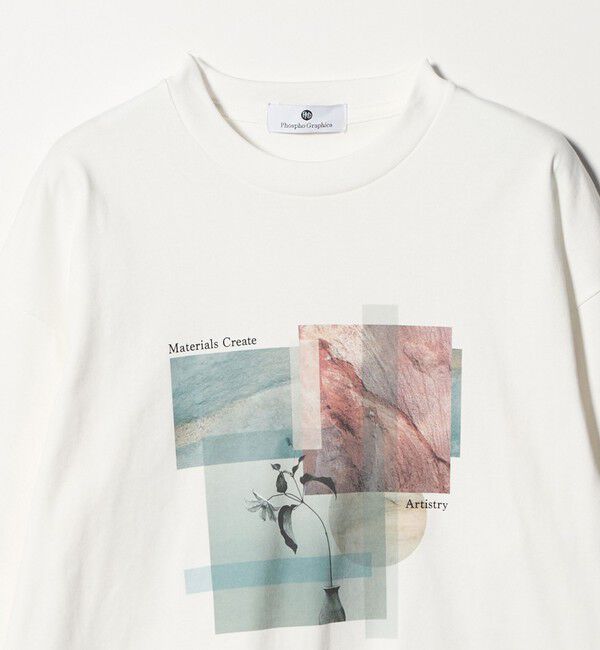 UNITED ARROWS green label relaxing「＜Phospho Graphica＞グラフィック ロングスリーブ Tシャツ」|Tシャツ・カットソー|