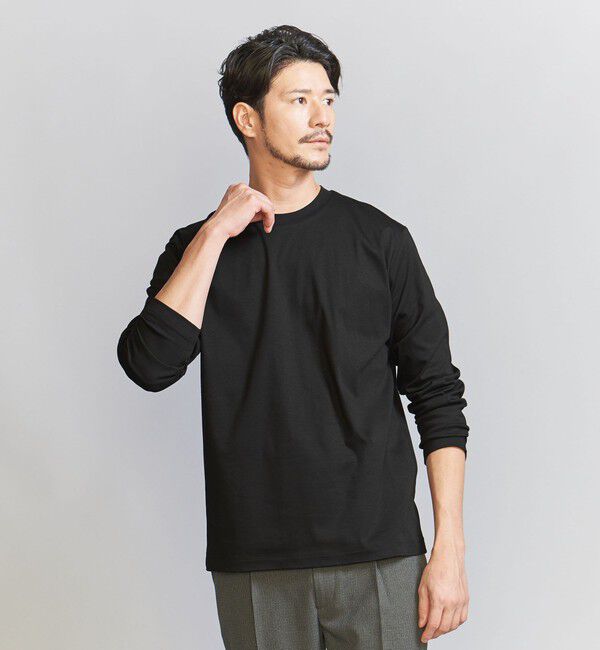 BEAUTY&YOUTH UNITED ARROWS「【WEB限定 WARDROBE SMART】NORITAKE クルーネック スマートフィット カットソー」|Tシャツ・カットソー|