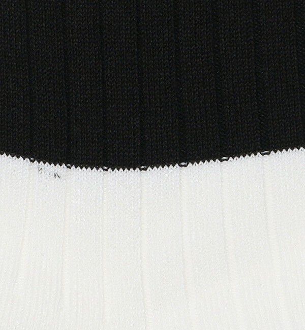 MONKEY TIME「リブ パネルライン ソックス」|ソックス|