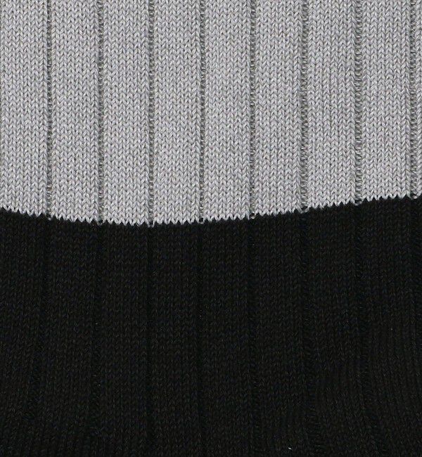 MONKEY TIME「リブ パネルライン ソックス」|ソックス|