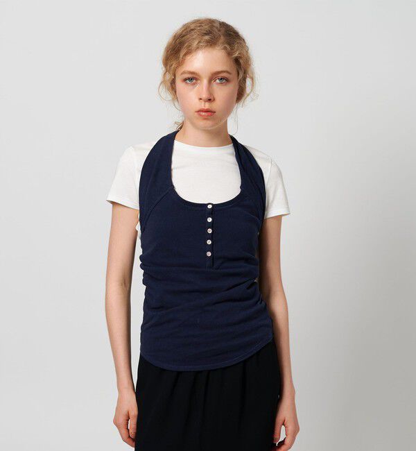 ATTISESSION「＜ATTISESSION＞ウラケ ホルターネック トップス」|Tシャツ・カットソー|