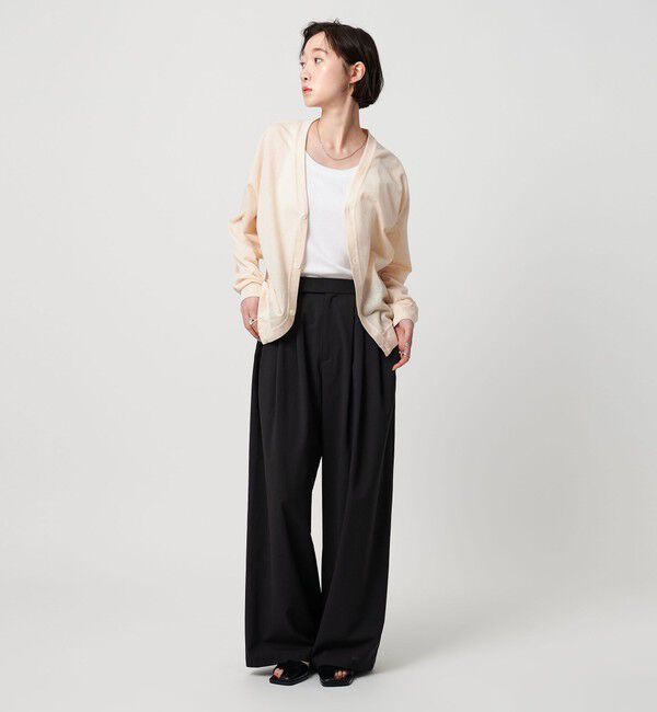 BEAUTY&YOUTH UNITED ARROWS「【WEB限定】シアー カーディガン」|カーディガン|