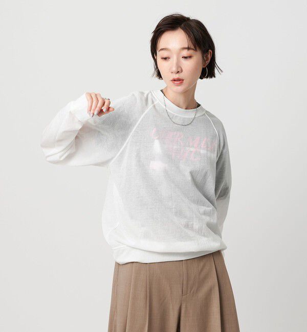 BEAUTY&YOUTH UNITED ARROWS「【WEB限定】シアー ラグラン スウェット」|Tシャツ・カットソー|