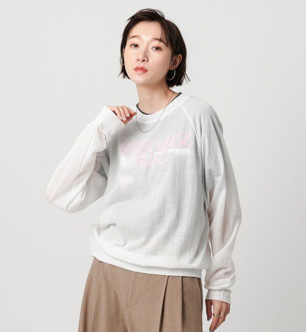 BEAUTY&YOUTH UNITED ARROWS「【WEB限定】シアー ラグラン スウェット」|Tシャツ・カットソー|