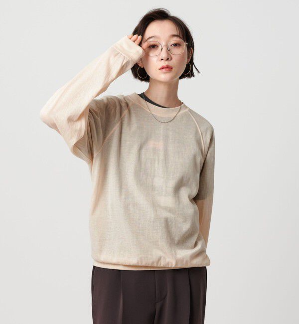 BEAUTY&YOUTH UNITED ARROWS「【WEB限定】シアー ラグラン スウェット」|Tシャツ・カットソー|