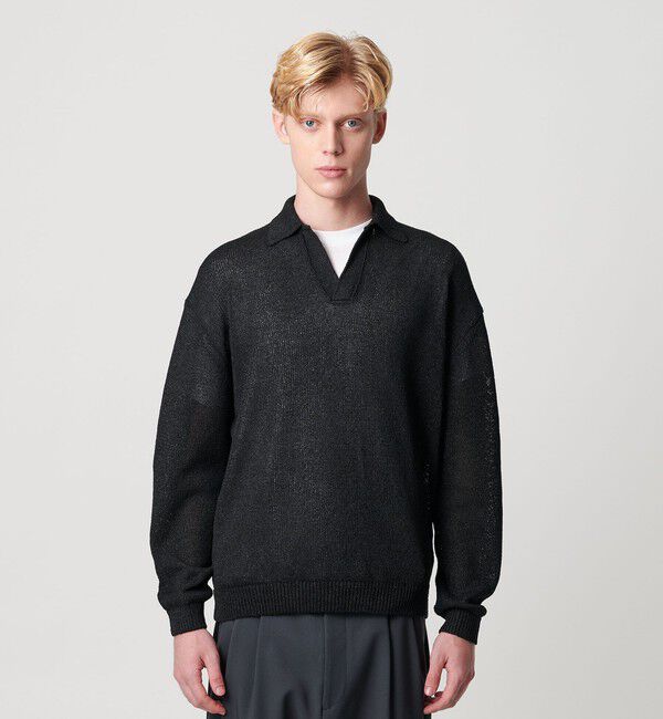 BEAUTY&YOUTH UNITED ARROWS「ペイパー アゼ スキッパー ニット」|ニット・セーター|