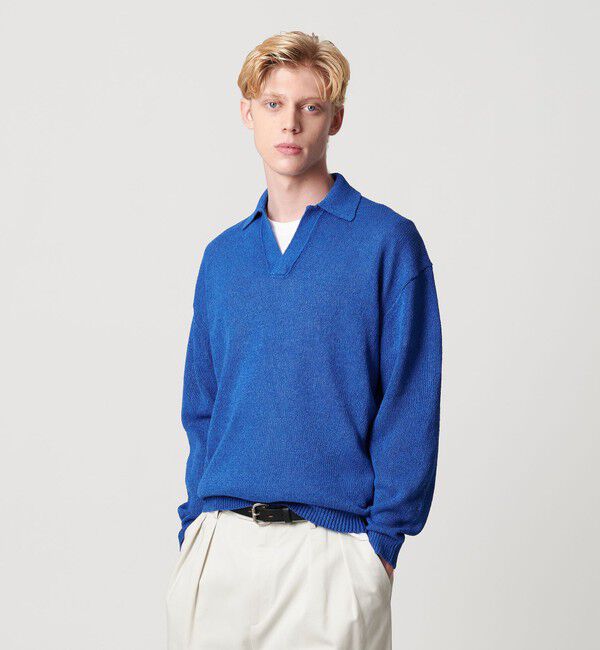 BEAUTY&YOUTH UNITED ARROWS「ペイパー アゼ スキッパー ニット」|ニット・セーター|ROYAL