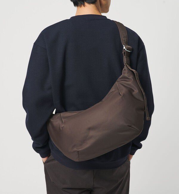 BEAUTY&YOUTH UNITED ARROWS「ナイロン ツイル ムーン ショルダー バッグ」|ショルダー・メッセンジャー|DK.BROWN